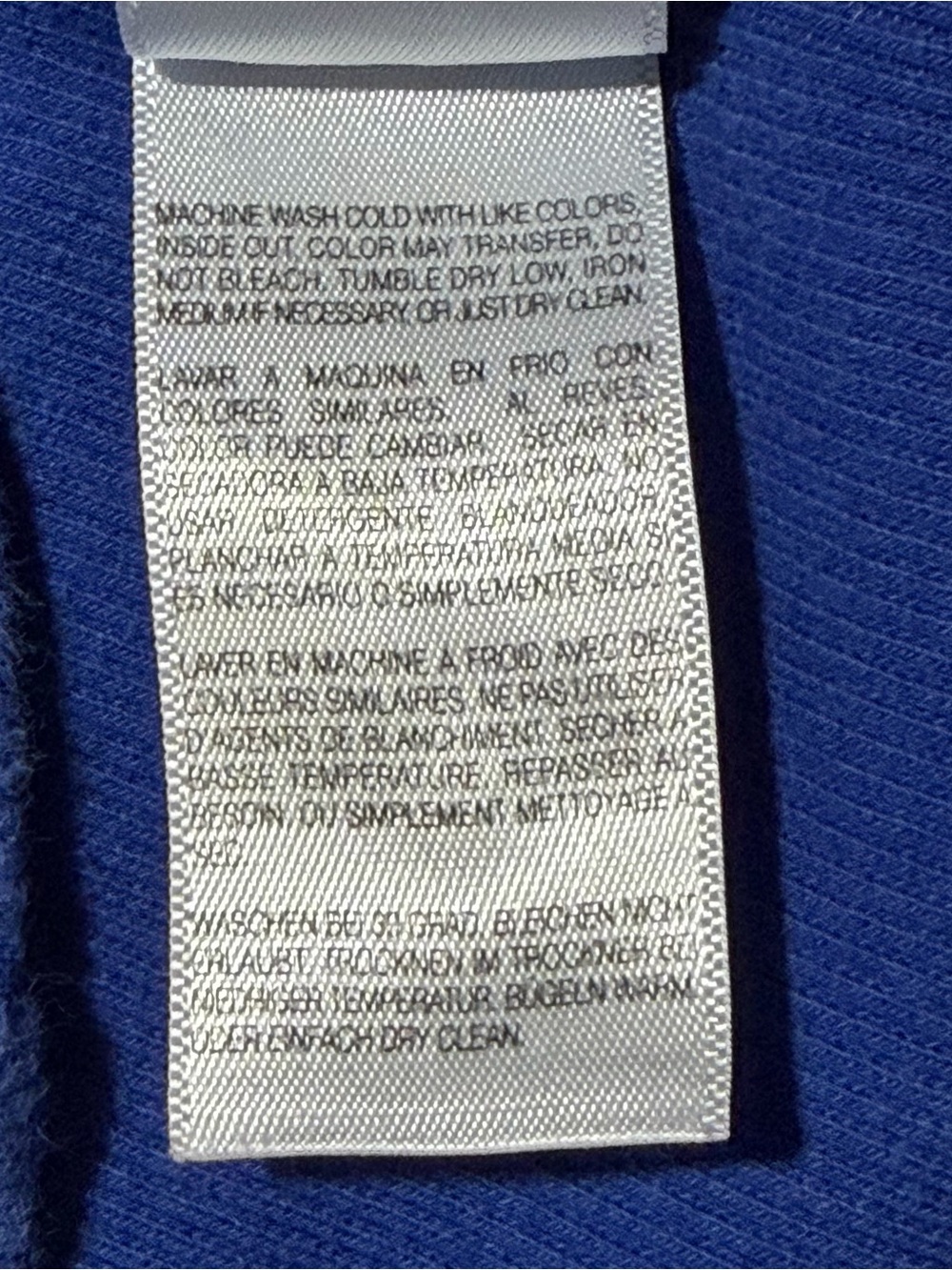 Mother Umbre Blue Ribbed Tank Top - Picture 9 of 11